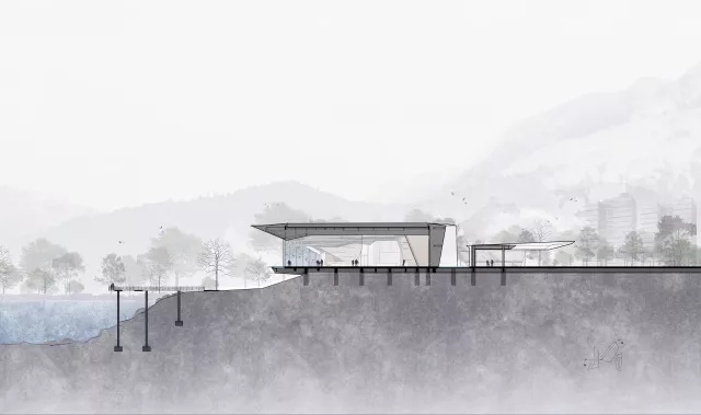 剖面图，AGGAME修建设计