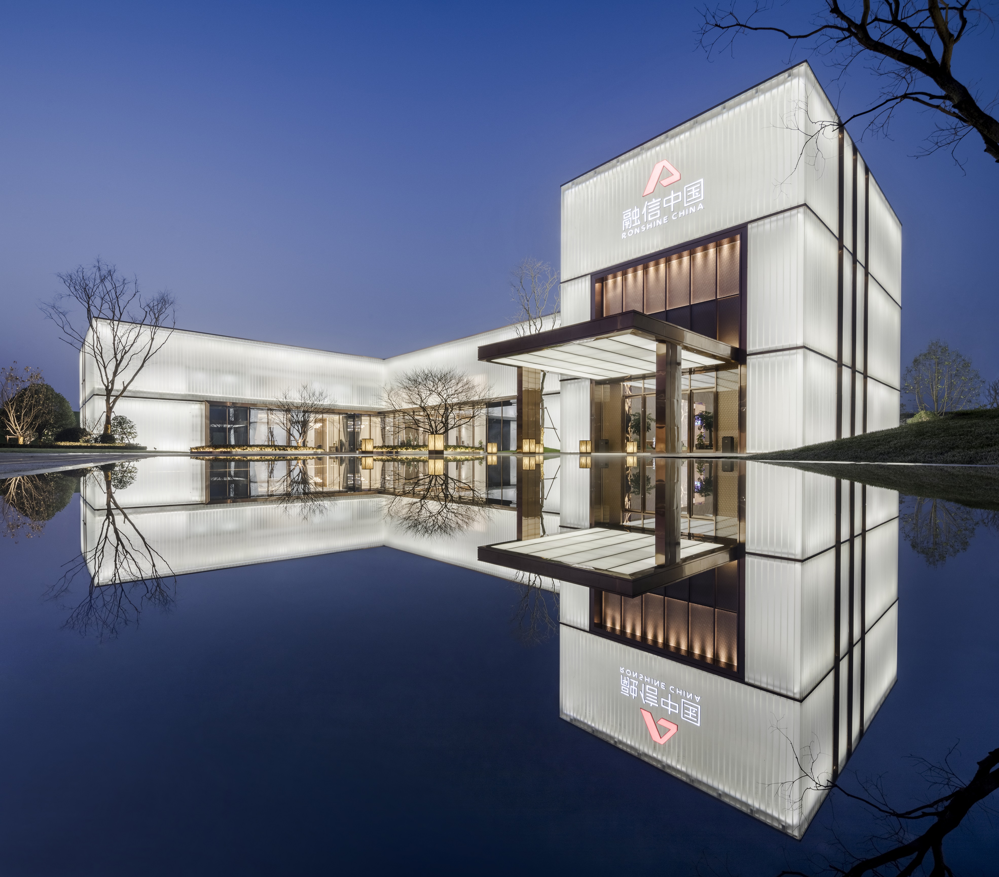 AGGAME修建优异奖项目，融信观河盛世府树模区